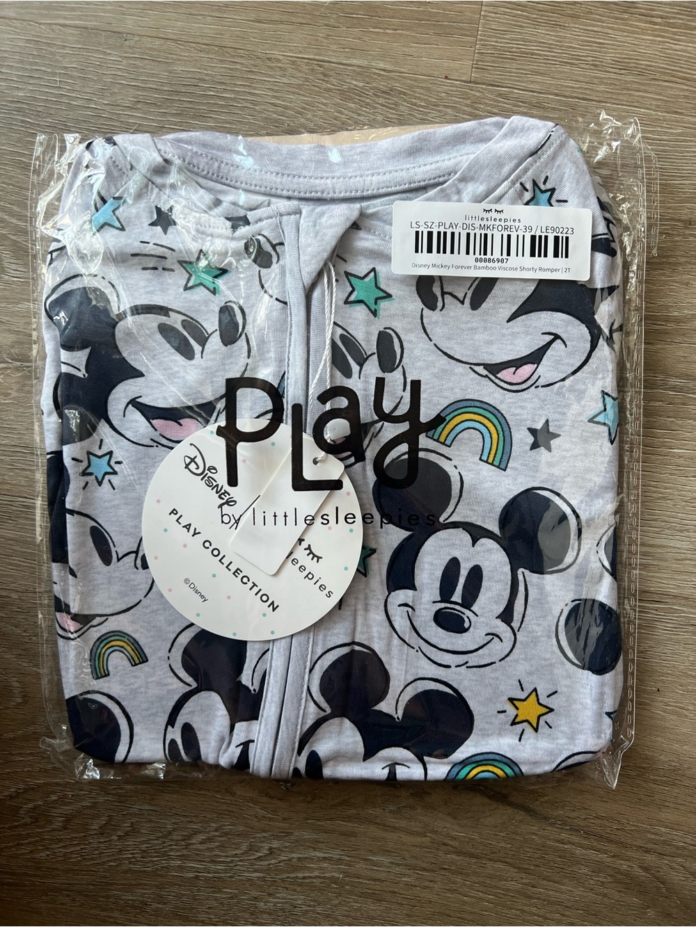 Little Sleepies shorty romper 2T NWT